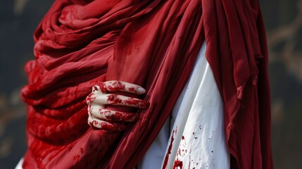 Faith and healing  the woman s touch of jesus s garment ends twelve years of suffering and pain