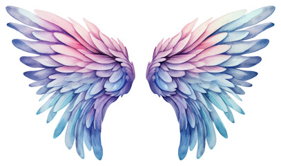 Fototapeta premium PNG Wings art white background lightweight.