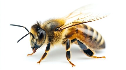 Close-Up of a Honeybee