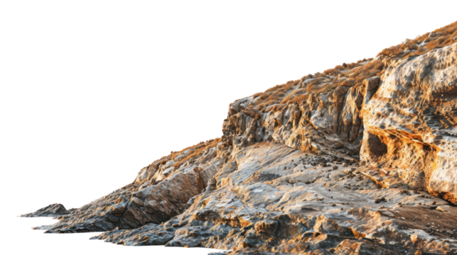 PNG Serene rocky coastal landscape