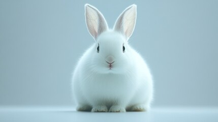 Adorable White Rabbit