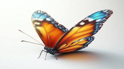 Obraz premium A Colorful Butterfly with Spread Wings