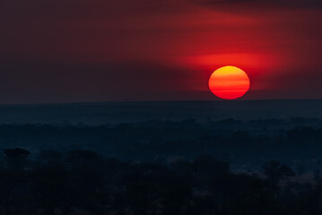 Sunrise at Seregenti National Park
