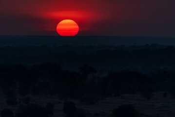 Sunrise at Seregenti National Park
