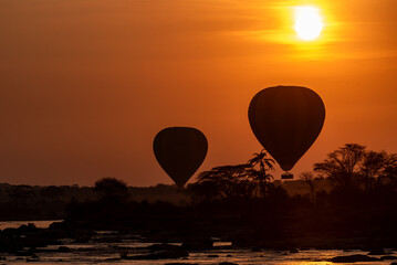 Fototapeta premium Sunrise at Serengeti National Park