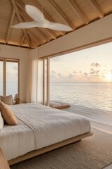 Tropical sanctuary: villa on island, perfect blend of comfort and nature, lush surroundings and panoramic sea views create an idyllic space for unwinding and experiencing essence of life