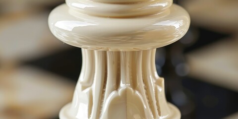 2650 Chess Puzzle Close Up of the White Rook