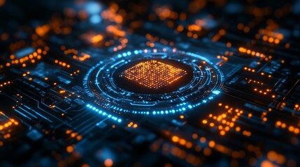 AI cybersecurity system analyzes digital threats in an abstract network environment