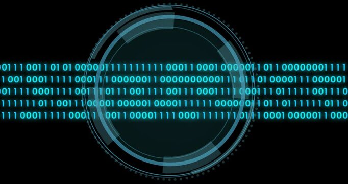 Animation of data processing over scope scanning