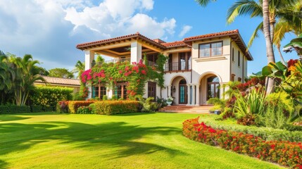 Fototapeta premium Luxurious Mediterranean Villa