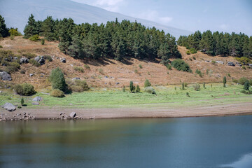 lake in the mountains