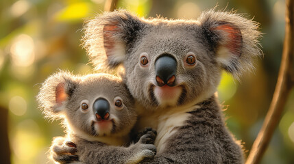 Koala in the wild. Beautiful extreme close-up. Printable photo with Instant Download. Digital photography. Art Decor. Digital art.