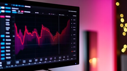 Graph Visualized on a Monitor
