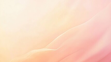 Obraz premium Matte pastel gradient background with subtle shifts of soft peach to pale pink creating a smooth serene effect