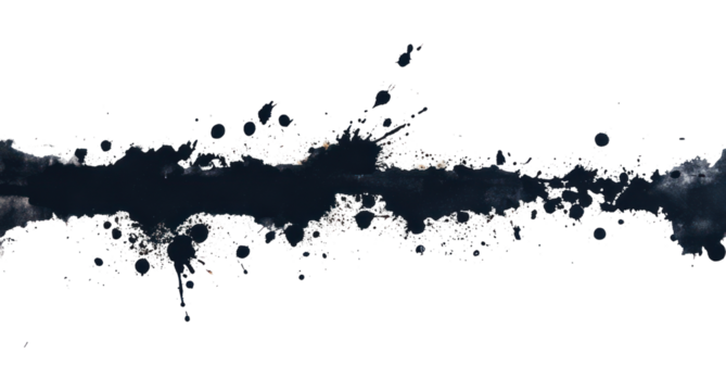 Ink splatter splash border splashes effect contemporary.