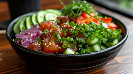 Rainbow Poke Bowl