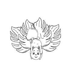  Graphic animals. Hand draws graphic illustrations on a white background. Graphic animals for design