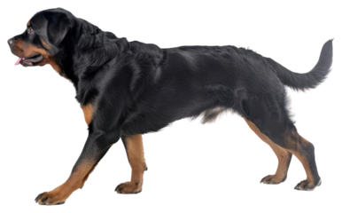 PNG  Rottweiler dog walking side view