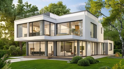 Modern House in the Woods