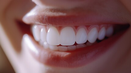 Fototapeta premium Close-up of a bright smile.