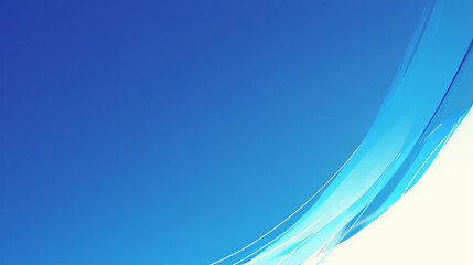 ブルーのグラデーションの背景に浮かぶ抽象的な背景