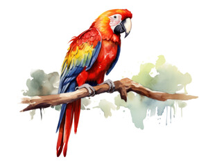 Fototapeta premium PNG Parrot animal bird wildlife.