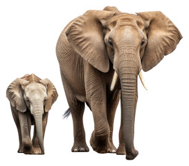 Obraz premium PNG Elephant wildlife animal mammal.