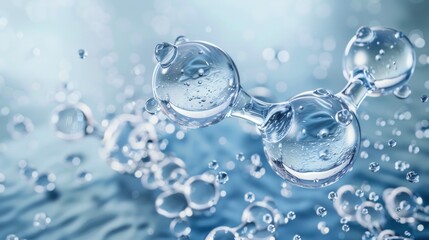 Water Molecule Macro Photography