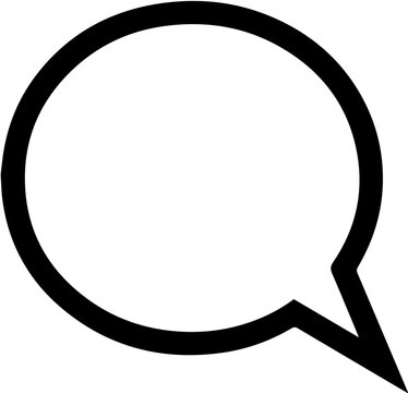 recommend clip art: Speech balloon illustration icon - image symbolizing conversation and communication