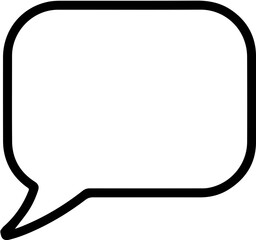 Speech bubble icon, conversation and communication symbol