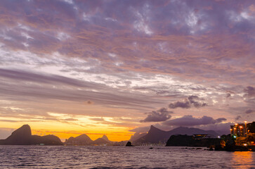 Icaraí Beach at Niterói in Rio de Janeiro.
Praia de Icaraí, Niterói - State of Rio de Janeiro, Brazil.
City Niteroi.