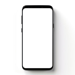 Png mobile phone mockup, transparent screen