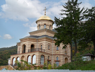 Old monastery building in the mountains