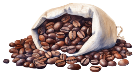 PNG Coffee coffee beans freshness abundance.