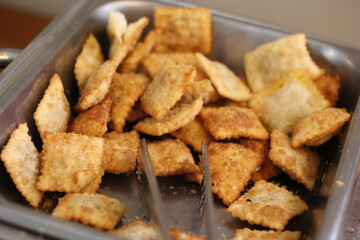 pastel frito na hora