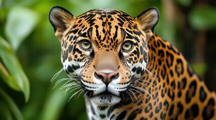 Obraz premium Jaguar Portrait in the Jungle