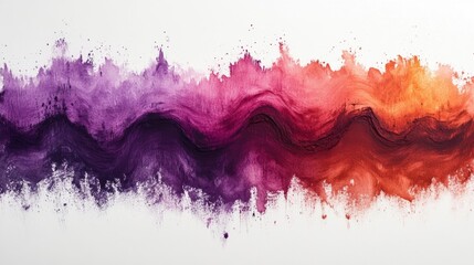 Obraz premium Vibrant Abstract Color Wave Generative AI