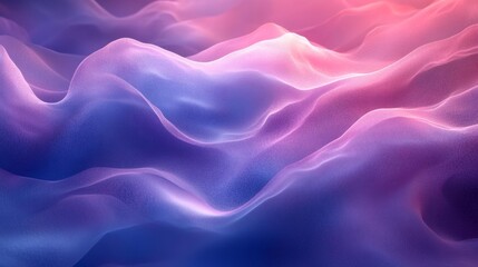 Obraz premium Abstract Pink and Purple Flowing Fabric Generative AI
