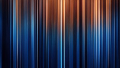 Fototapeta premium A close up of a blurry of a blue and orange striped wall
