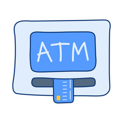 Finance Doodle Icon for Financial and Business Designs
