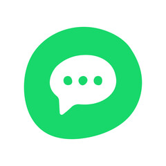 Contact and Social Media Doodle Icon Set for Digital Communication