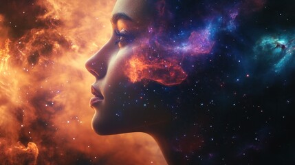 Obraz premium Cosmic Woman