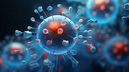 The world of viruses under the microscope