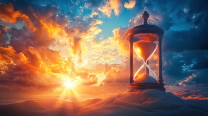 Time's Passage at Sunset