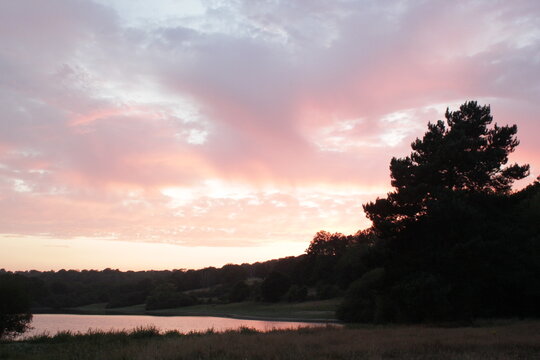 Bewl water lake sunset England