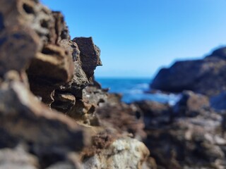 rocks in the sea