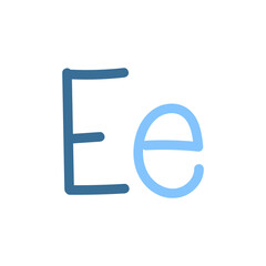 Hand-Drawn Alphabet for Kindergarten Learning and Education