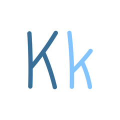 Hand-Drawn Alphabet for Kindergarten Learning and Education