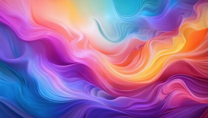 Obraz premium Abstract colorful background with wavy lines and waves