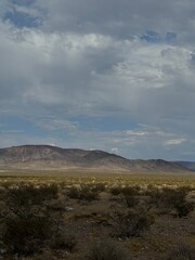 clouds over the mountains
